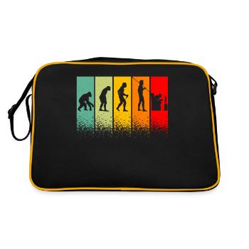 Evolution gamer cadeau humour Ado Gaming - Sac Retro - noir/or - Dos