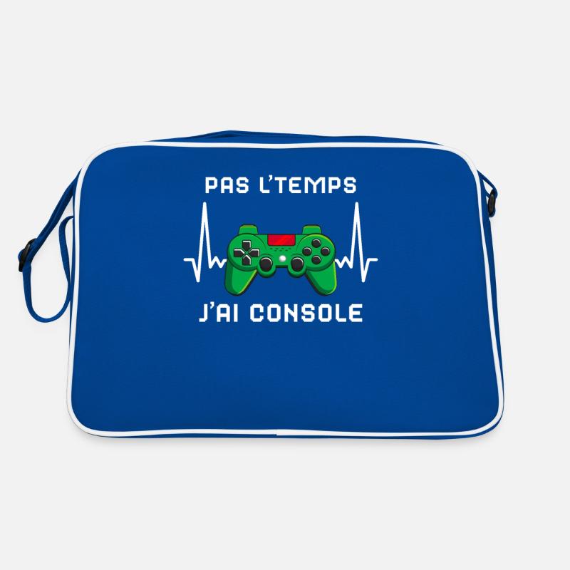 Pas L'Temps J'ai Console cadeau Gamer Sac Retro