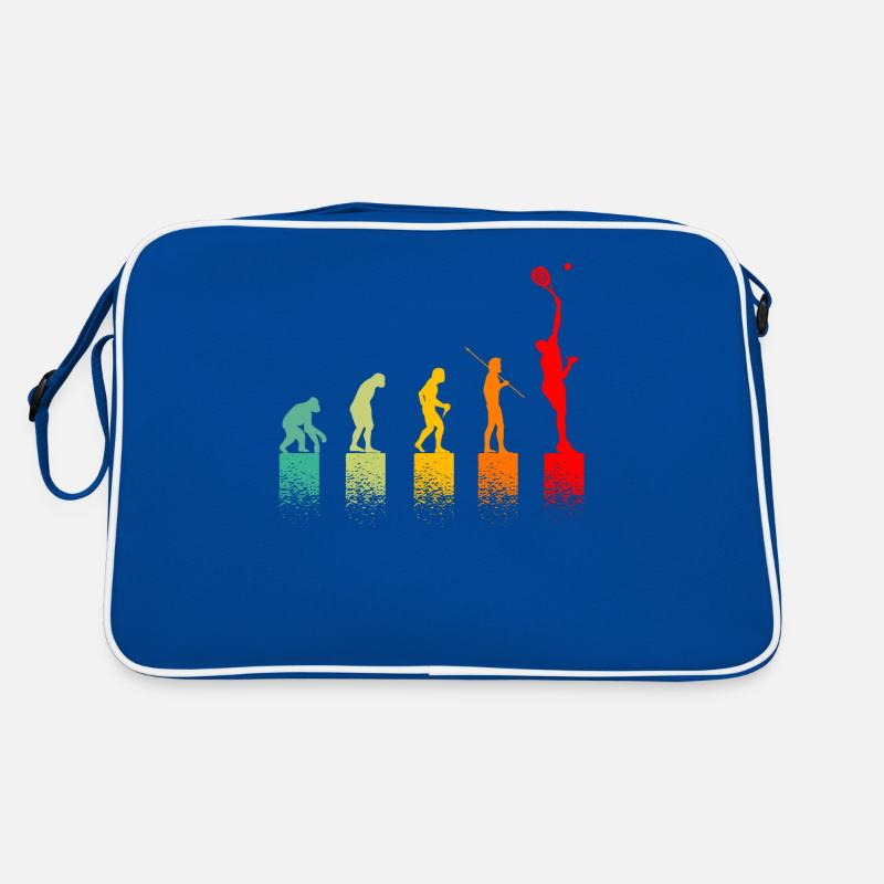 Evolution Tennisman idee cadeau passionné de tenni Sac Retro