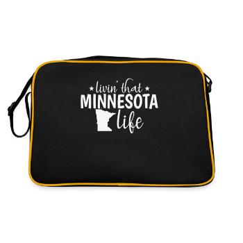 Minnesota Livin that Minnesota Life USA - Retro Bag - black/gold - Back
