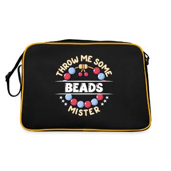 Beading Throw Me Some Beads Mister Jewelry Beader - Retro Bag - black/gold - Back