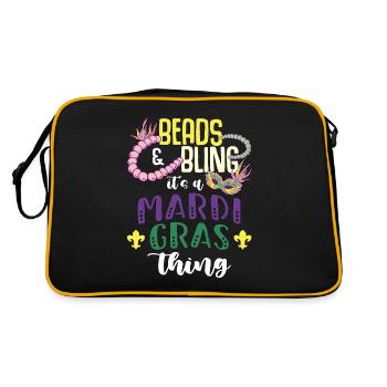 Beading Beads & Bling It's A Beaded Jewelry Beader - Retro Bag - black/gold - Back