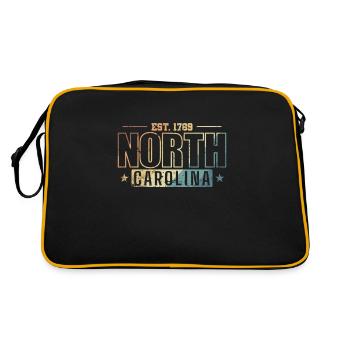 Caroline du Nord 1789 États-Unis Amérique - Sac Retro - noir/or - Dos
