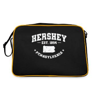 Pennsylvanie Hershey Est. 1894 États-Unis Amérique - Sac Retro - noir/or - Dos