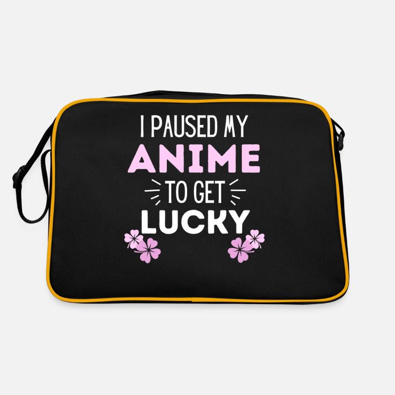 Anime St Patricks Day Manga Glück Geschenk Retro Tasche