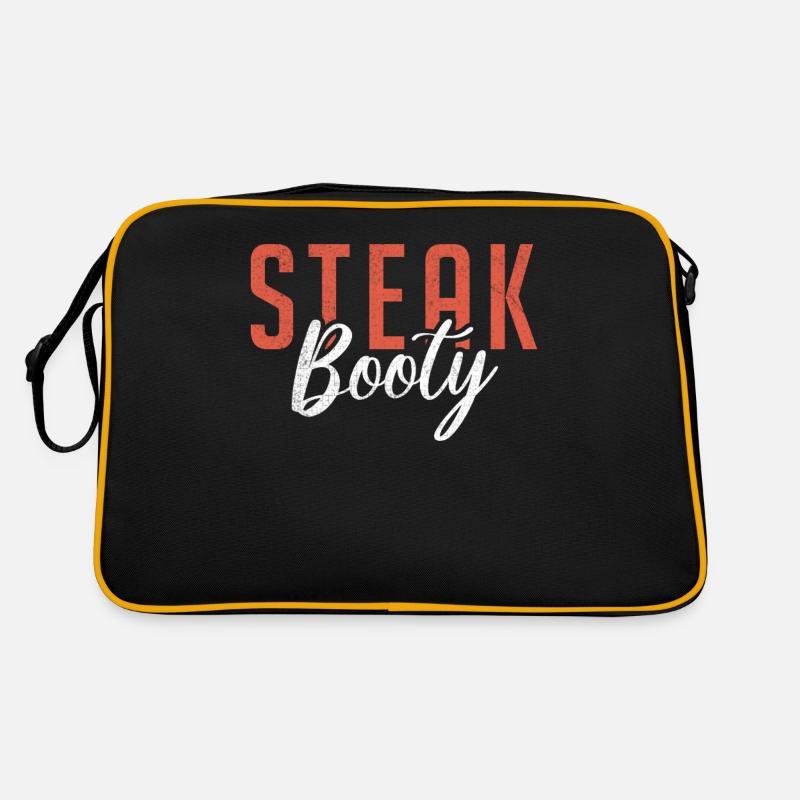 Steak Lover Steak Geschenk Retro Tasche