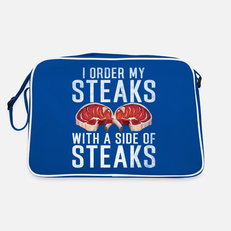 Steak Lover Steak Cadeau Sac Retro