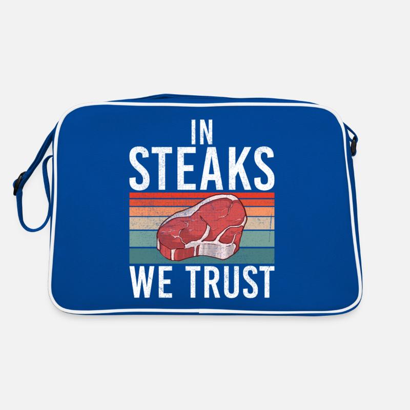 Steak Lover Steak Cadeau Sac Retro
