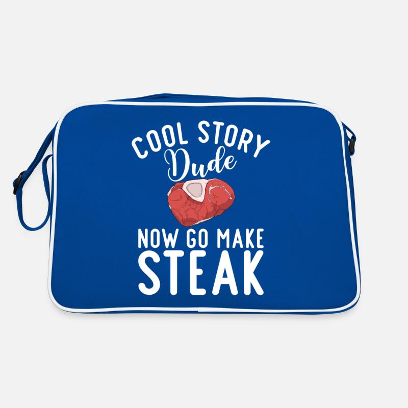Steak Lover Steak Geschenk Retro Tasche