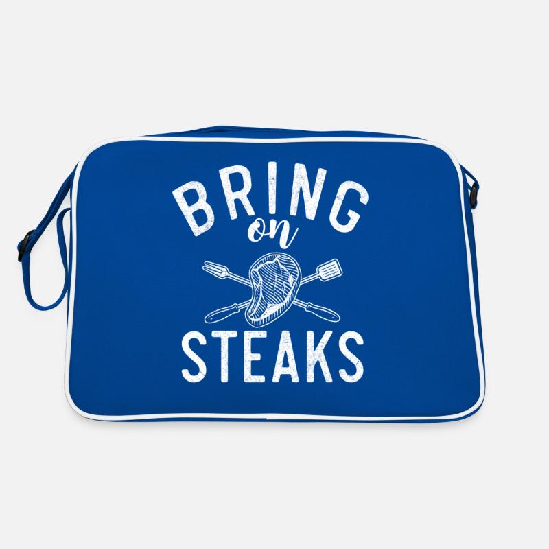 Steak Lover Steak Geschenk Retro Tasche