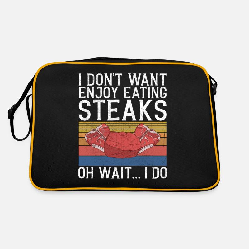Steak Lover Steak Cadeau Sac Retro