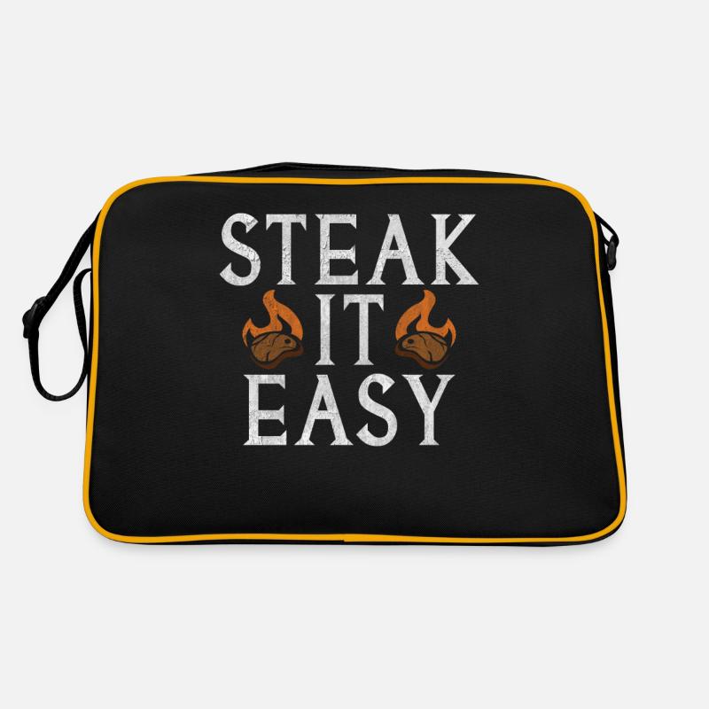 Steak Lover Steak Cadeau Sac Retro