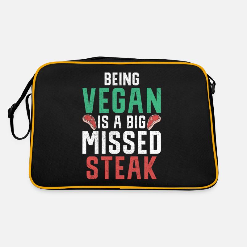 Steak Lover Steak Cadeau Sac Retro