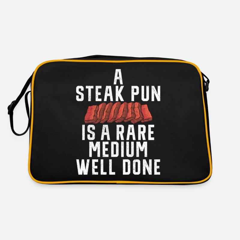 Steak Lover Steak Cadeau Sac Retro