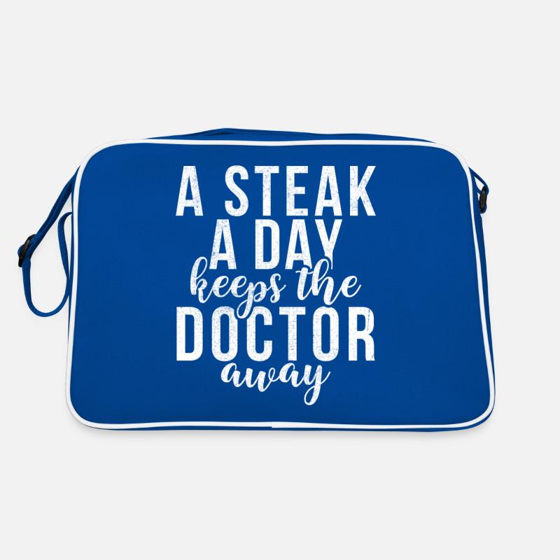 Steak Lover Steak Cadeau Sac Retro