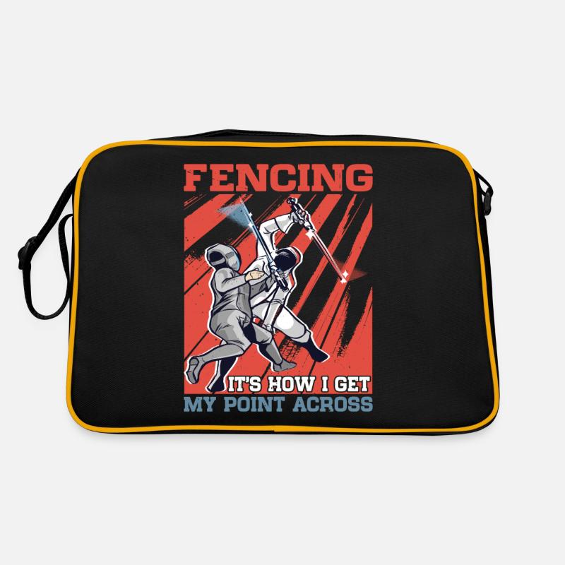 L’escrime, c’est comme ça que je fais passer mon message Sac Retro