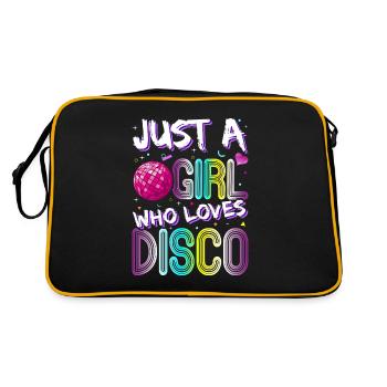 Disco Party Retro Vintage Club Groovy Lifestyles - Retro Bag - black/gold - Back
