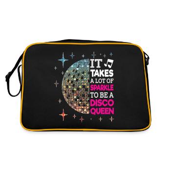 Vintage Disco Fever Lifes Party Retro Groovy Club - Retro Bag - black/gold - Back