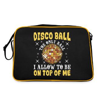Groovy Retro Party Club Disco Fever Lifes Vintage - Retro Bag - black/gold - Back