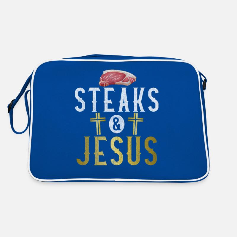 Steak Lover Steak Cadeau Sac Retro