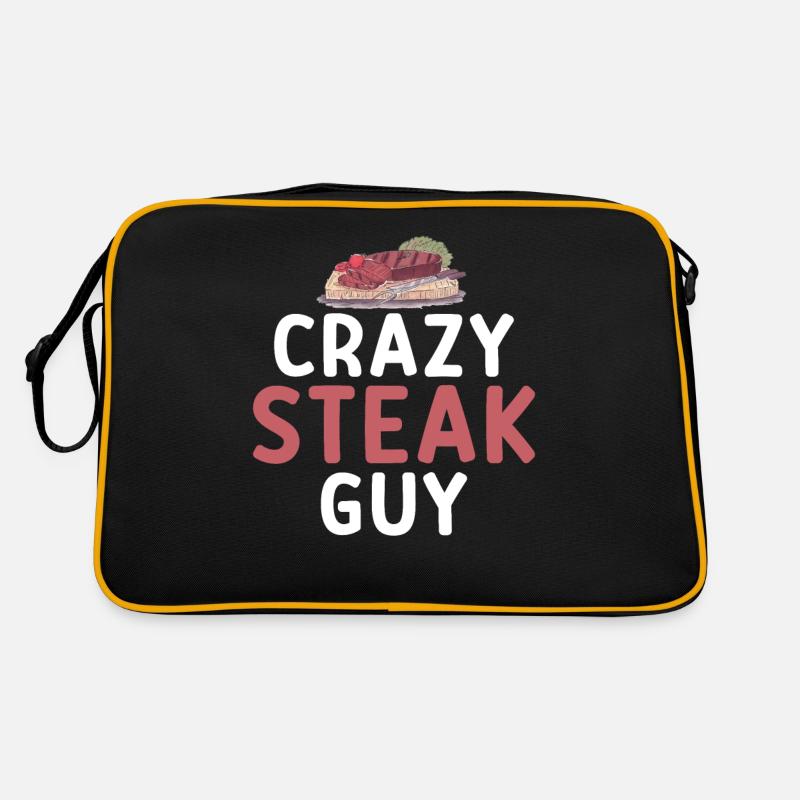 Steak Lover Steak Cadeau Sac Retro