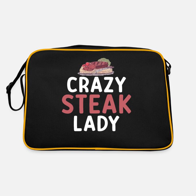Steak Lover Steak Cadeau Sac Retro