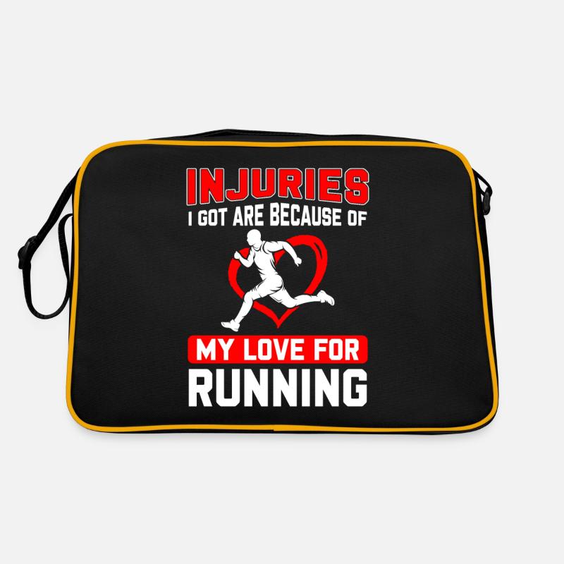 Jogging Spruch zum Laufen - Läufer Retro Tasche