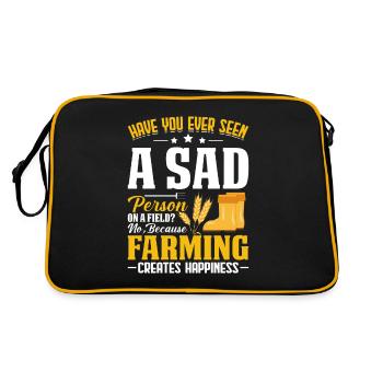 Quota d’agriculteur pour tracteurs agricoles - Sac Retro - noir/or - Dos
