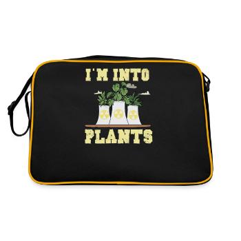 Nuclear power plant Nuclear energy Renewable energy - Retro Bag - black/gold - Back