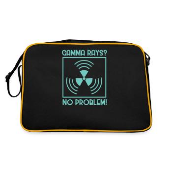 Nuclear power plant Nuclear energy Renewable energy - Retro Bag - black/gold - Back