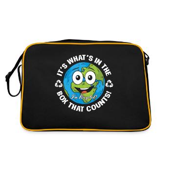 Recycler c’est ce qu’il y a dans la boîte Go Green Recycler - Sac Retro - noir/or - Dos