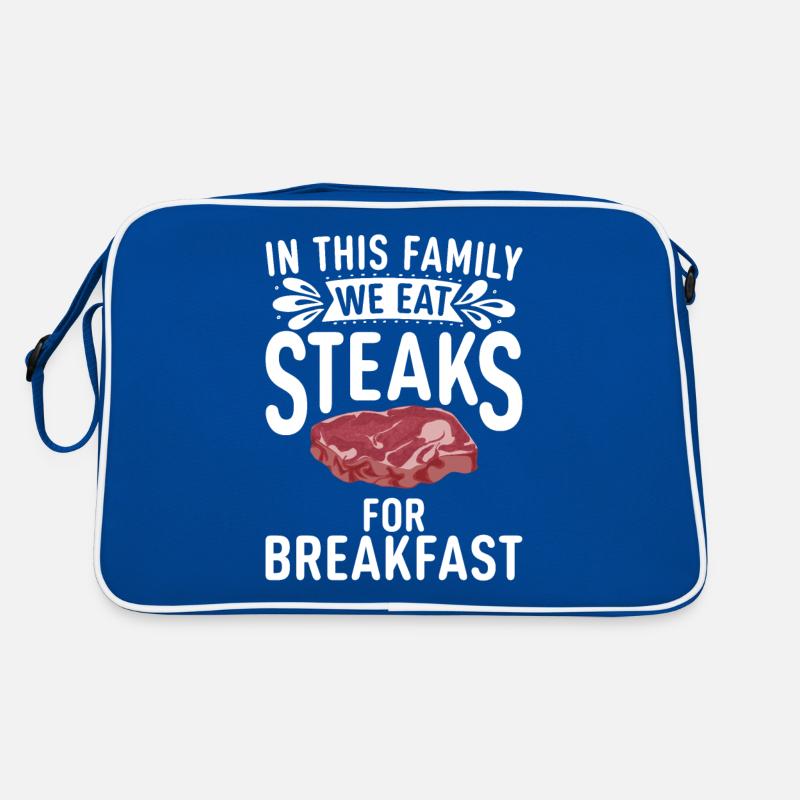 Steak Lover Steak Geschenk Retro Tasche