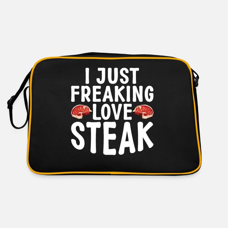Steak Lover Steak Cadeau Sac Retro