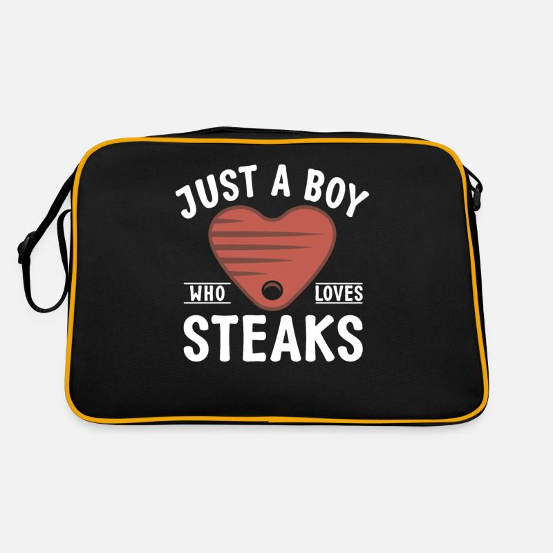 Steak Lover Steak Cadeau Sac Retro