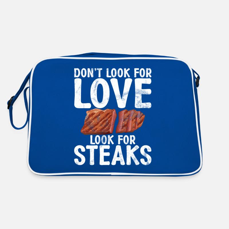 Steak Lover Steak Geschenk Retro Tasche
