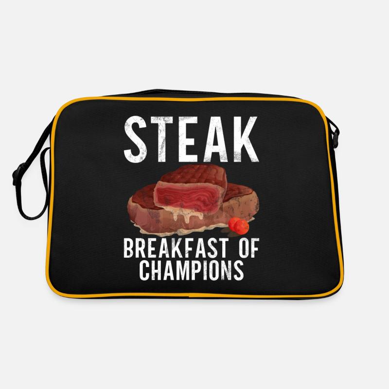Steak Lover Steak Cadeau Sac Retro