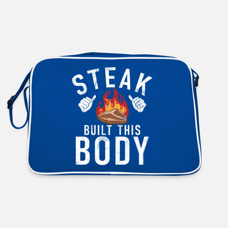 Steak Lover Steak Cadeau Sac Retro