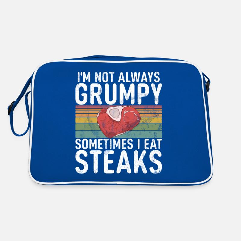 Steak Lover Steak Geschenk Retro Tasche