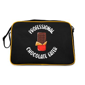 Cadeaux pour amateurs de chocolat - Sac Retro - noir/or - Dos