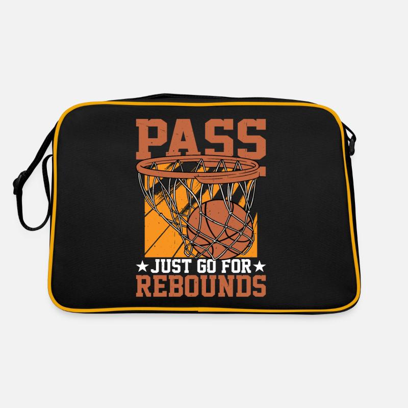 Pass, Just Go For Rebounds Retro Tasche