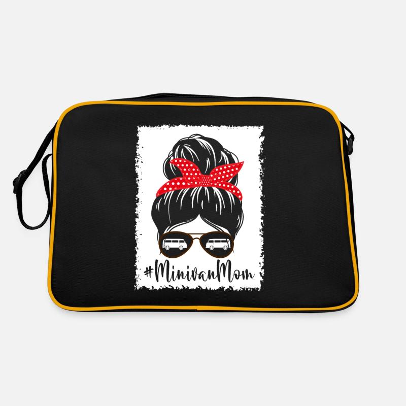 Mom Life Minivan Super Moms Drives Minivan Geschen Retro Bag