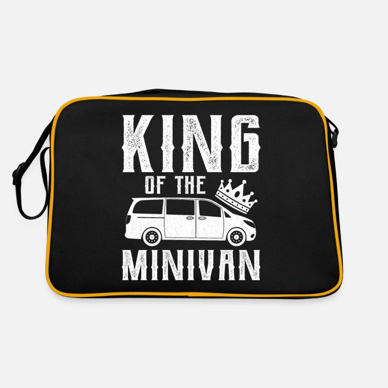 Dad Lifestyle Dads Working Daddy Drives Minivan Retro Tasche