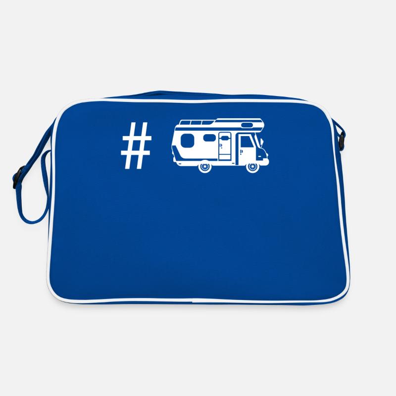 Hashtag - Wohnwagen - Hashtag - Camping Van - Retro Tasche