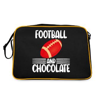 Cadeaux pour amateurs de chocolat - Sac Retro - noir/or - Dos