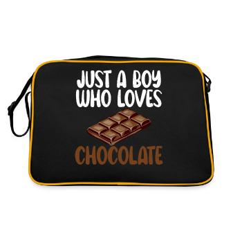 Cadeaux pour amateurs de chocolat - Sac Retro - noir/or - Dos