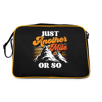 Hiking just a mile or so - Retro Bag - black/gold - Back