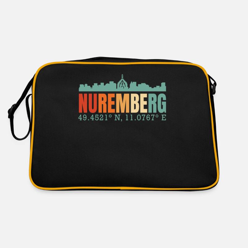 Nuremberg Skyline Retro Bag