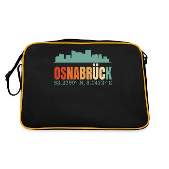 Oldenburg Skyline - Retro Bag - black/gold - Back