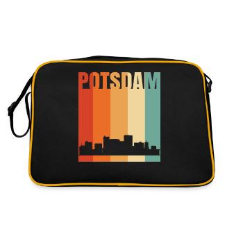 Potsdam Skyline - Retro Bag - black/gold - Back