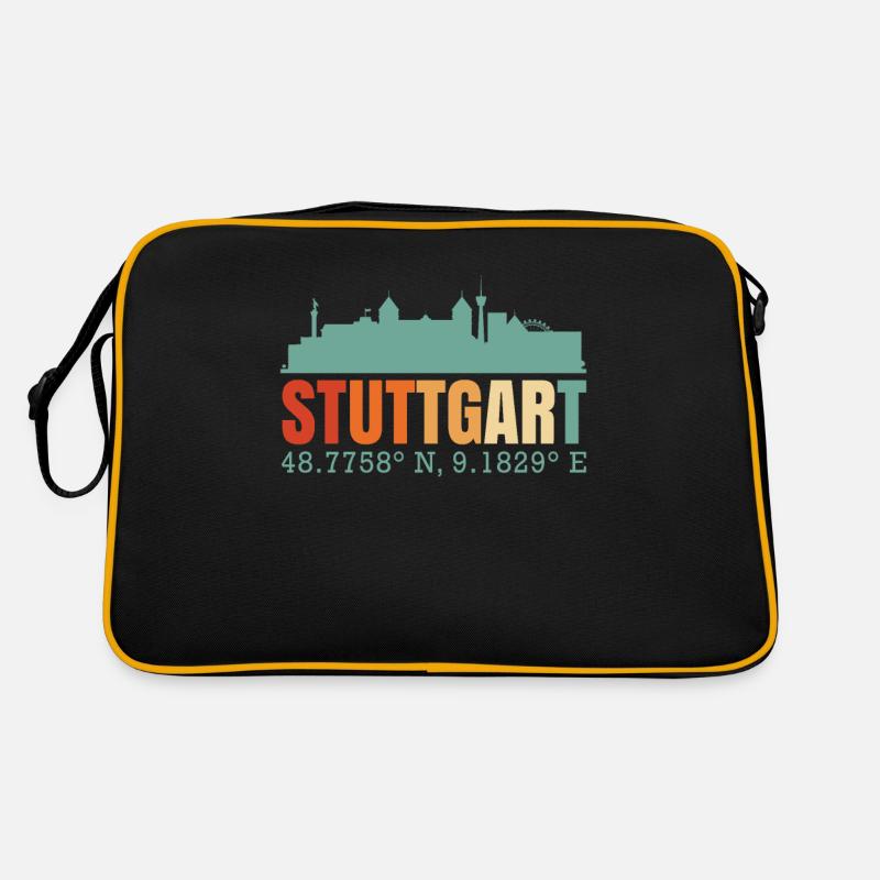 Stuttgart Skyline Retro Bag